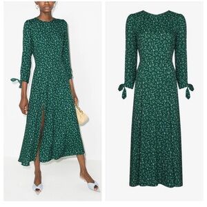 Reformation Zelda Dress Rosemarie Green